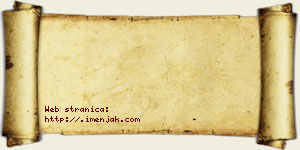 Isidor Trifunović vizit kartica